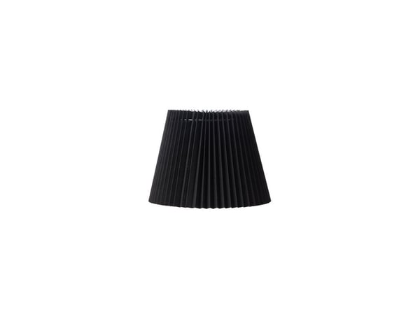 Plissé-gardin Emma Villa side 16 cm sort
