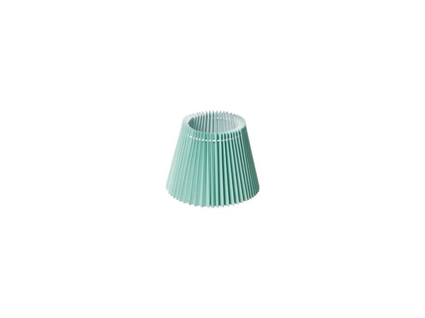 Plisségardin Emma Villa, side 14 cm, grønn