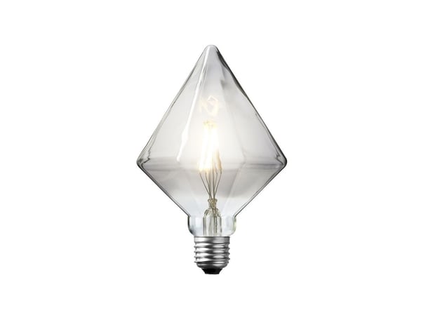 DEKOPÆRE LED 3W DIAMOND MØRKTONET GLAS