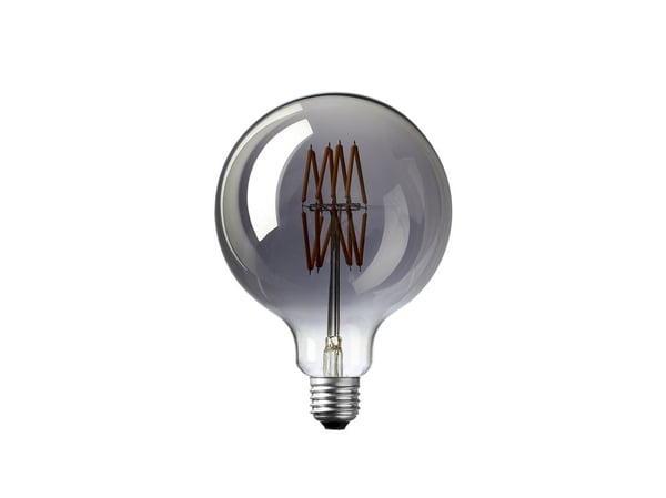 DEKOPÆRE LED 3W GLOBE Ø125 MØRKTONET GLAS