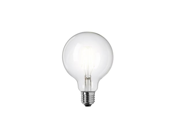 DEKOPAAR LED 4W GLOBE BASIC Ø95 KLART GLAS