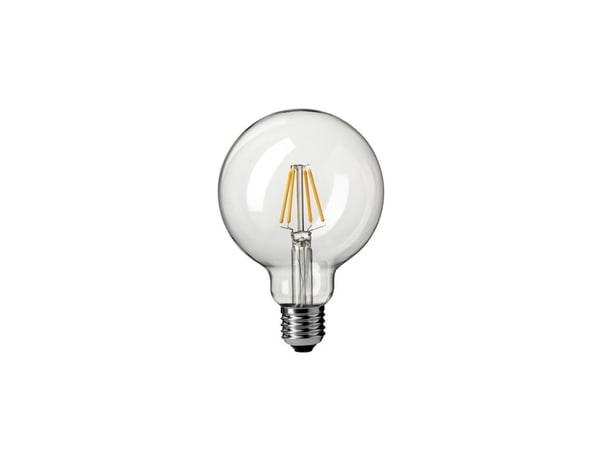 DEKOPAAR LED 4W GLOBE BASIC Ø95 KLART GLAS