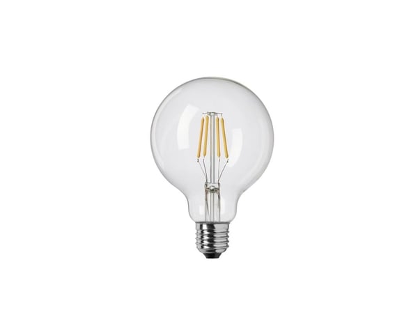 DEKOPAAR LED 4W GLOBE BASIC Ø95 KLART GLAS