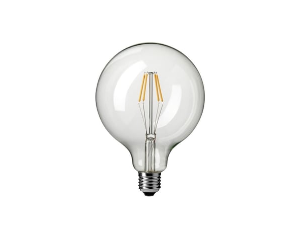 KATTOVALAISIN LED 4W GLOBE BASIC Ø125 KIRKAS LASI