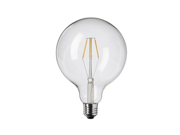 KATTOVALAISIN LED 4W GLOBE BASIC Ø125 KIRKAS LASI