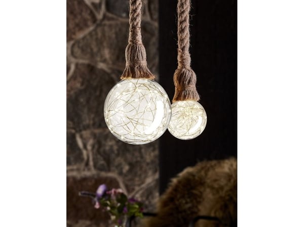DEKOPÆRE LED klokke-blomst Globe Ø95 mm 1W