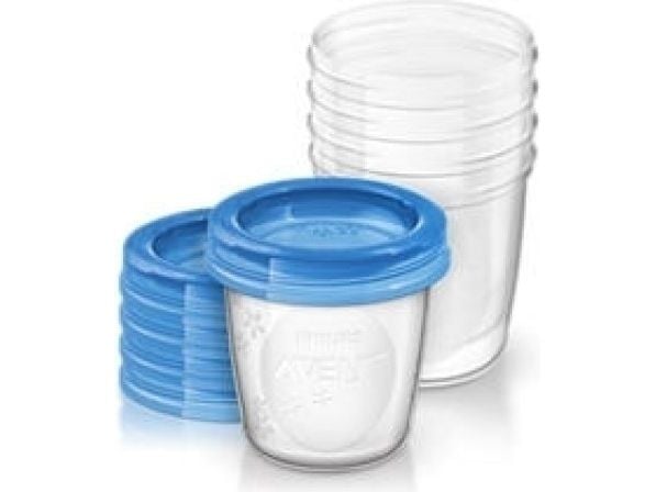 Avent VIA -astia sininen 5x180ml (AV-000398)