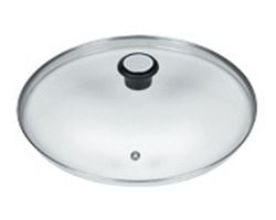 Tefal 280977, Pyöreä, Läpinäkyvä, Lasi, Metalli, 280 mm, 280 mm