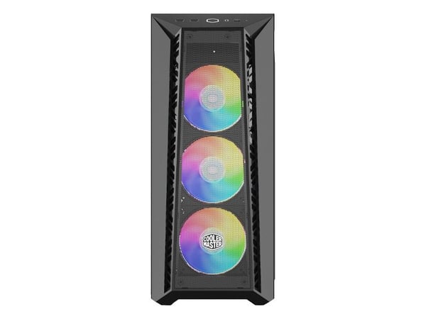 Cooler Master MasterBox 520 MESH - Mid tower - utvidet ATX (E-ATX) - sidepanel med vindu (herdet glass) - ingen strømforsyning (ATX) - svart - USB/lyd