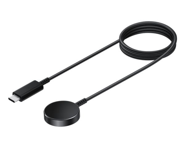 Samsung EP-OR900 - Trådløs ladepute - 0.8 A - svart - for Galaxy Watch Active, Watch Active 2, Watch4