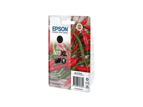 Epson 503XL, Korkea (XL) värintuotto, 9,2 ml, 550 sivua, 1 kpl, Kertapakkaus