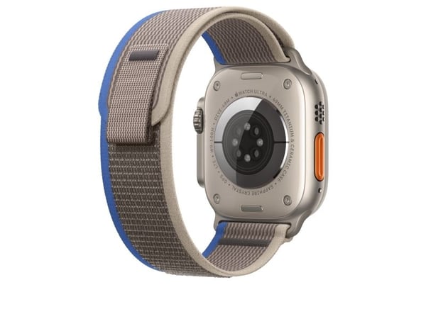 Apple - Sløyfe for smart armbåndsur - 49 mm - S/M-størrelse - blågrå