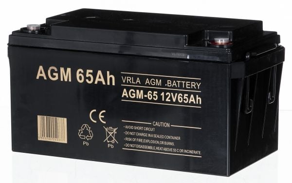 VOLT POLEN BATTERI AGM 12V 65Ah VRLA