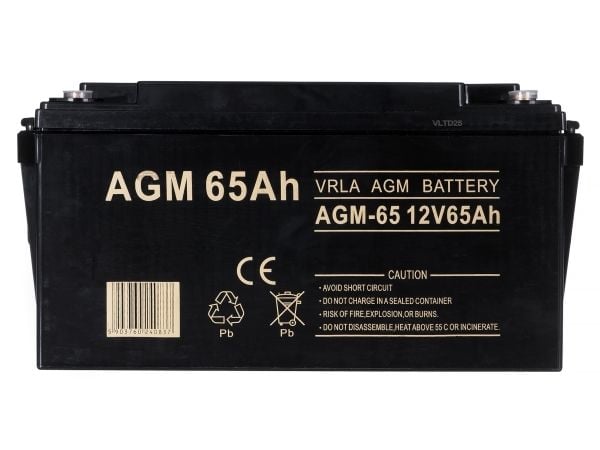 VOLT POLEN BATTERI AGM 12V 65Ah VRLA