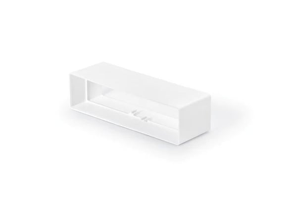 SILVERLINE 4021004 - Platt kanalkoppling - vit