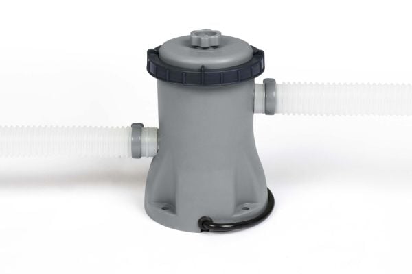 Bestway 57458, 3200 l, Oppblåsbart basseng, Barn og voksne, Blå, Hvit, 9,26 kg