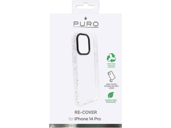 PURO IPC14P61RECOVERWHI, Suojus, Apple, iPhone 14 Pro, 15,5 cm (6.1"), Läpinäkyvä, Valkoinen PURO IPC14P61RECOVERWHI, Suojus, Apple, iPhone 14 Pro, 15,5 cm (6.1"), Läpinäkyvä, Valkoinen