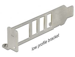 DeLOCK 89382, Sisäinen, Langallinen, PCI Express, Ethernet, 5000 Mbit/s, Harmaa, Punainen