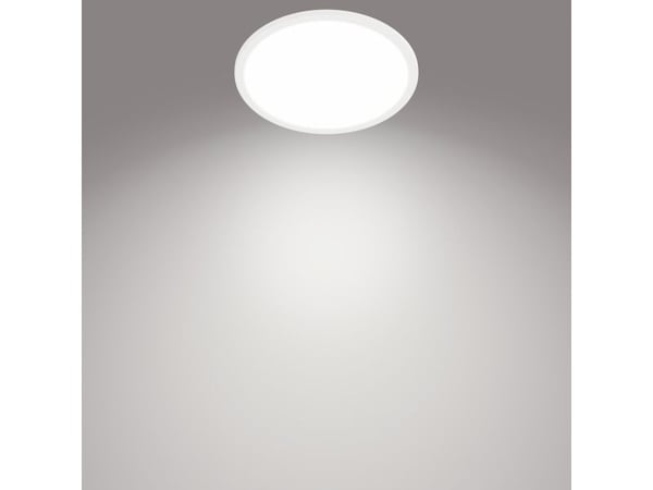 Philips Superslim CL550 - Vägg-/taklampa - LED - 15 W - 4000 K - rund - vit