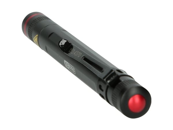 KS Tools 150.4370, Pen lommelykt, Svart, Aluminium, Knapper, IPX3, -10 - 45 °C