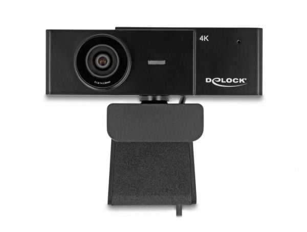 Delock - Nettkamera - farge - 8.3 MP - 3840 x 2160 - lyd - USB 2.0 - MJPEG, YUY2 - DC 5 V