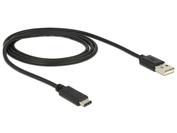 Delock - USB-kabel - USB-C (hann) til USB (hann) - USB 2.0 - 1 m - svart