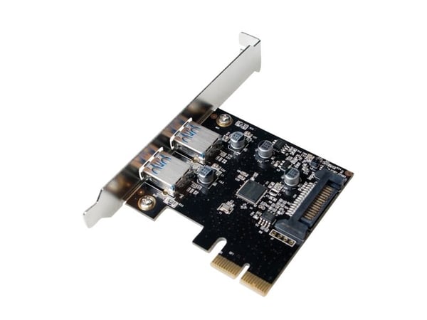LogiLink PC0080, PCIe, USB 3.2 Gen 1 (3.1 Gen 1), 10 Gbit/sek, 120 mm, 73 mm, 20 mm
