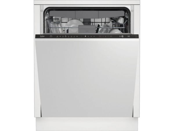 Beko BDIN38640D, Täysin integroitu, Kokonaiskoko (60 cm), Valkoinen, Kosketus, LCD, Kylmä
