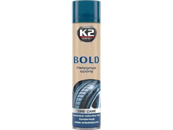 K2 BOLD 600ml - valmiste renkaiden kirkastamiseen ja huoltoon