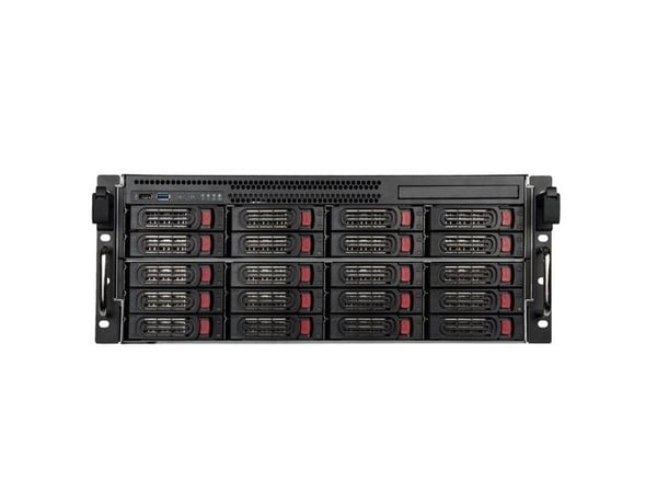 SilverStone RM43-320-RS - Rackmonterbar - 4U - utvidet ATX / SSI EEB - SATA/SAS - hot-swap (ATX / PS/2) - USB