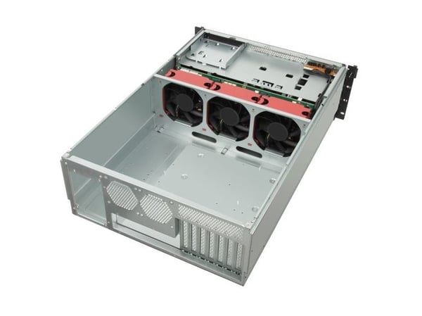 SilverStone RM43-320-RS - Rackmonterbar - 4U - utvidet ATX / SSI EEB - SATA/SAS - hot-swap (ATX / PS/2) - USB