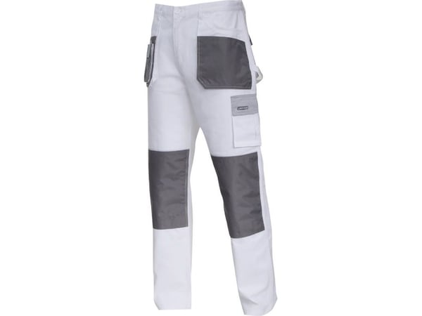 Lahti Pro Housut Valkoharmaa 100% puuvilla M/50 (L4051350)
