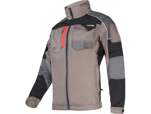 Lahti Pro khaki-musta collegepaita stretch-panoksilla M (L4041002)