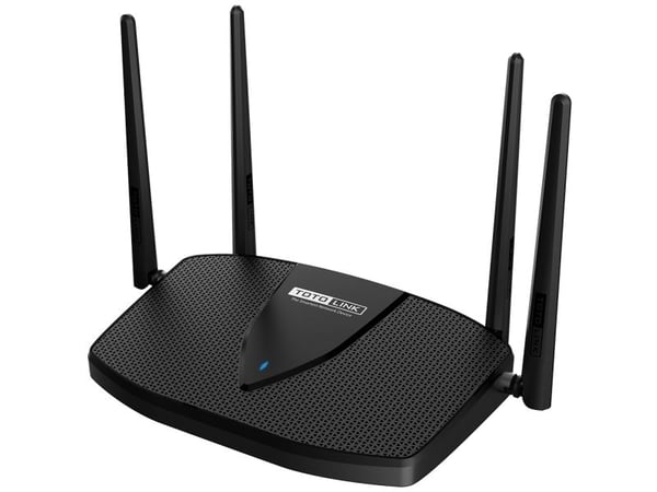 Totolink X5000R - Trådløs ruter 4-portssvitsj - 1GbE - Wi-Fi 6 - Dobbeltbånd