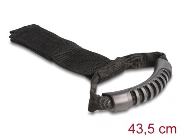 Delock - Koukkukiinnike - koukkukiinnike - 43,5 cm - musta (2 kpl)