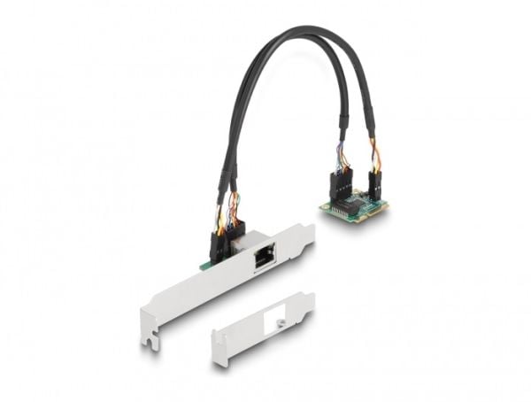 Delock - Nettverksadapter - PCIe Half Mini Card lav profil - 2.5GBase-T x 1
