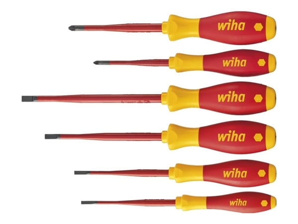 Wiha SoftFinish electric slimFix 3201 - Ruuvimeisselisarja - 6 kpl