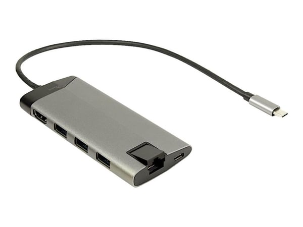 Argus GDC-802 - Telakointiasema - USB-C 3.1 - HDMI - GigE