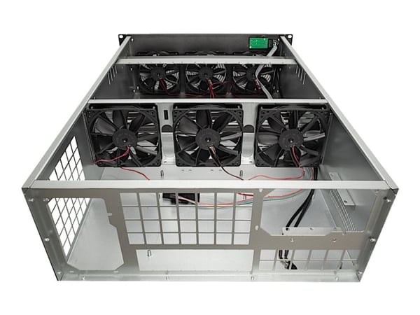Inter-Tech 4W40 - Rackmonterbar - 4U - ATX - ingen strømforsyning (ATX)