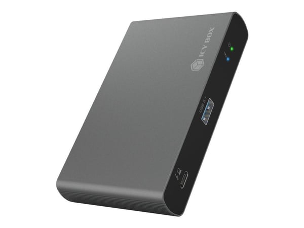 ICY BOX IB-HUB801-TB4 - Hub - 3 x Thunderbolt 4 + 1 x USB 3.2 Gen 2 - stasjonær