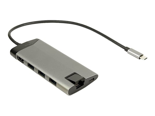 Argus GDC-802 - Telakointiasema - USB-C 3.1 - HDMI - GigE