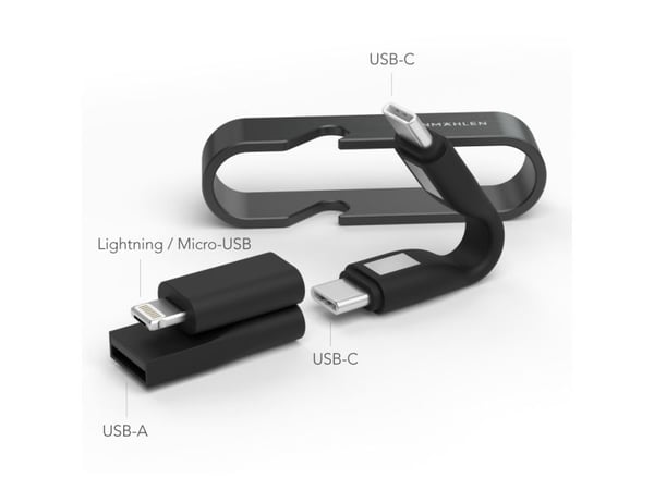 Vonmählen High Six, USB C, USB C, Musta