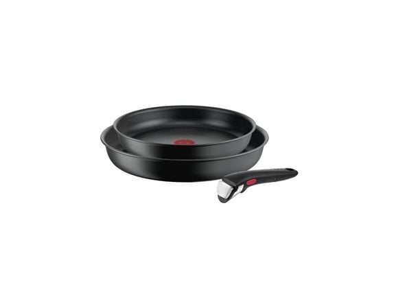 Tefal stekepannesett Titanium 3X 24 + 28 cm