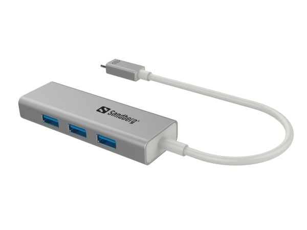 Sandberg USB-C to 3 x USB 3.0 Converter - USB-adapter - USB-C - USB 3.0 x 3