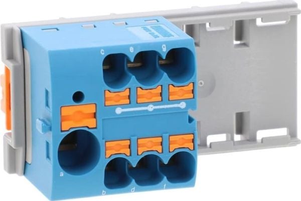 Phoenix kopplings-/fördelningsblock PTFIX 10/6X4-NS35 BU 3273594