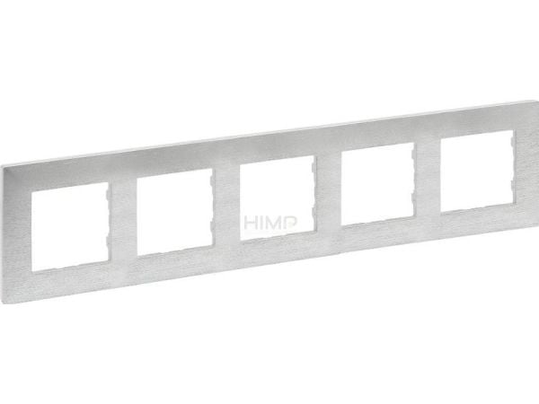 Legrand Niloe Step 5gang runko 863895 harjattua alumiinia