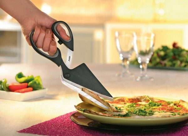 GEFU PEZZO, Pizza, Svart, Grå, Stål, Plast, 272 mm, 82 mm