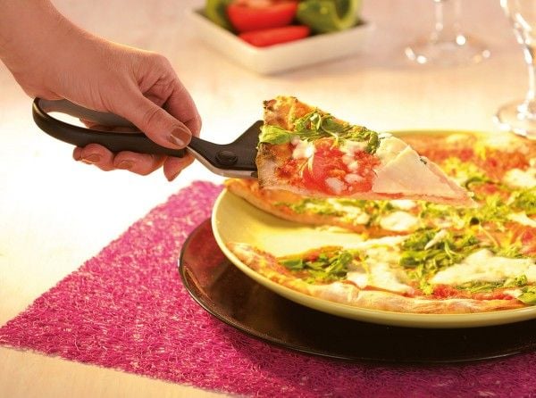 GEFU PEZZO, Pizza, Svart, Grå, Stål, Plast, 272 mm, 82 mm