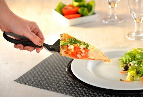 GEFU PEZZO, Pizza, Svart, Grå, Stål, Plast, 272 mm, 82 mm