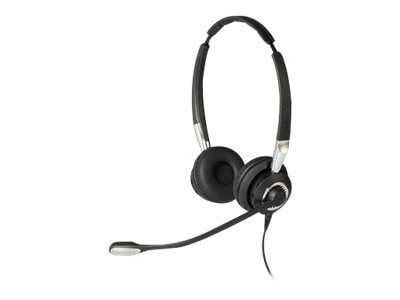 Jabra BIZ 2400 II QD Duo NC Wideband - Hodesett - on-ear - kablet - Quick Disconnect